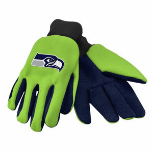 Seattle Seahawks NFL Utility 2 Tone Work Gloves